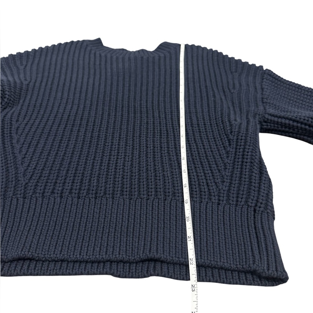Banana Republic Chunky Knit Sweater Blue Size S NWT - Picture 6 of 9